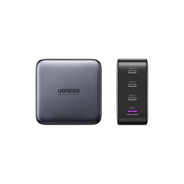 移动端、京东百亿补贴：绿联 CD226 氮化镓充电器 三Type-C/USB-A 100W 双Type 138.9
