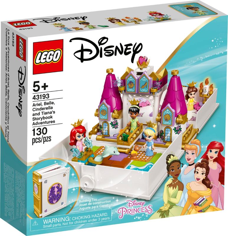 88VIP：LEGO 乐高 迪士尼公主故事书冒险43193女孩5岁+儿童拼装积木官方玩具 108.3元（需用券）