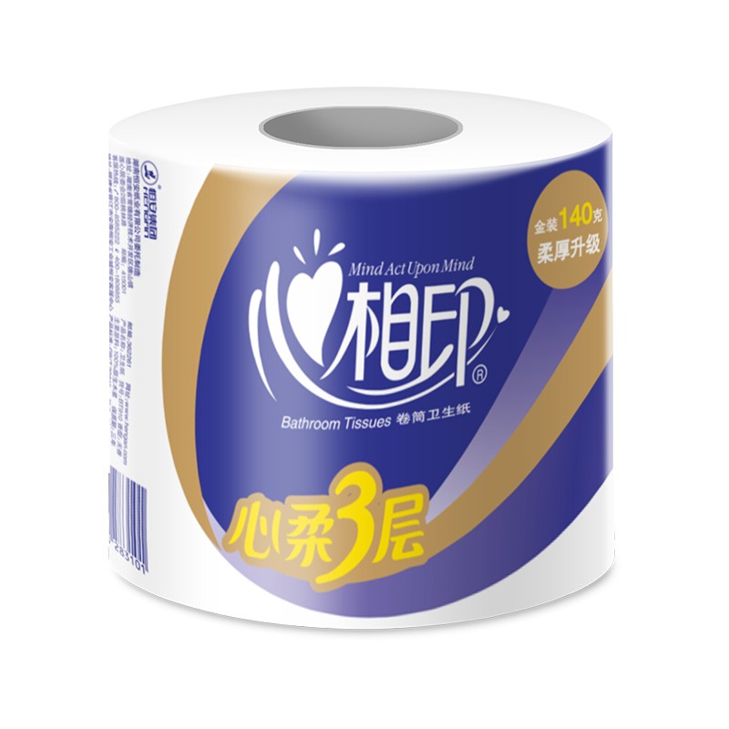 88VIP：心相印 心柔卷筒纸4层180g27卷卫生纸厕纸 49.9元