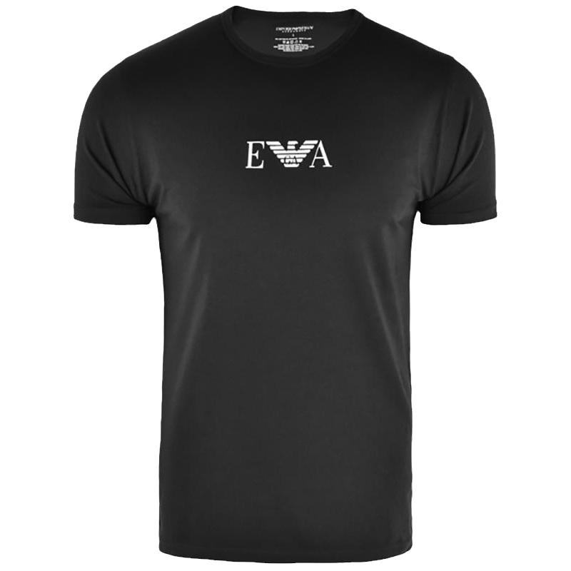 EMPORIO ARMANI Armani/阿玛尼EA 经典鹰标修身男士短袖圆领T恤 111267 CC715 130元