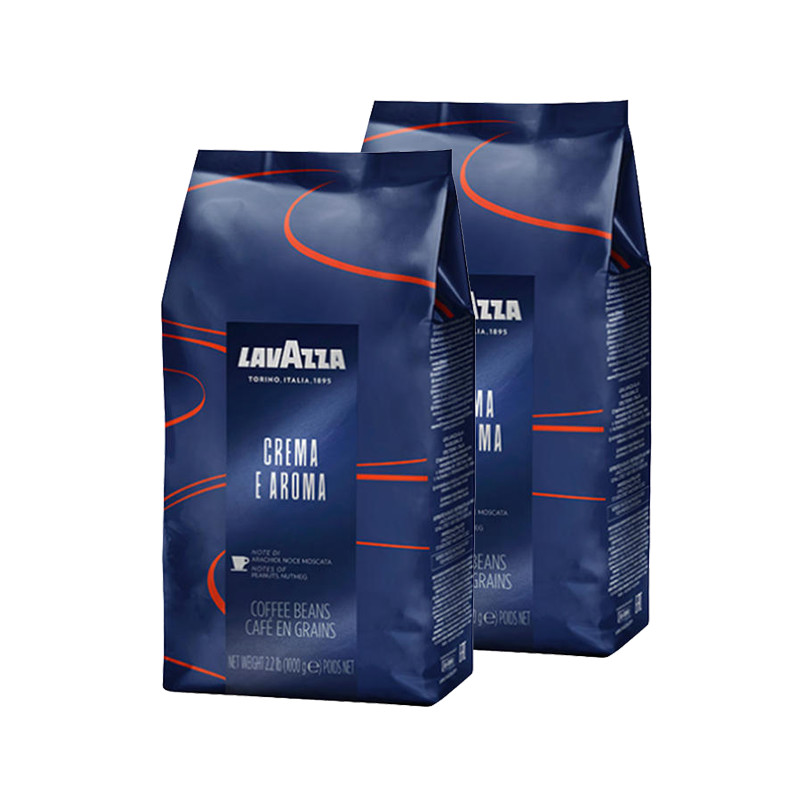 LAVAZZA 拉瓦萨 CREMAEAROMA 意式浓缩中度烘焙咖啡豆 1kg*2 228元