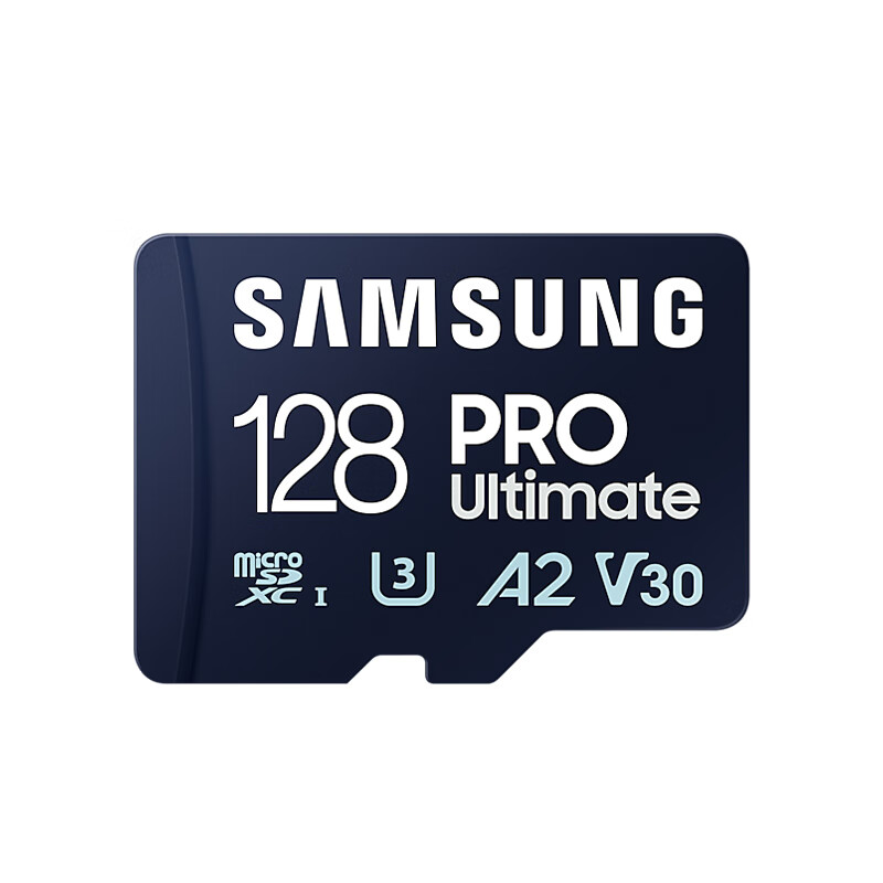 SAMSUNG 三星 PRO Ultimate MicroSD存储卡 128GB（UHS-I、U3，A2，V30） 139元