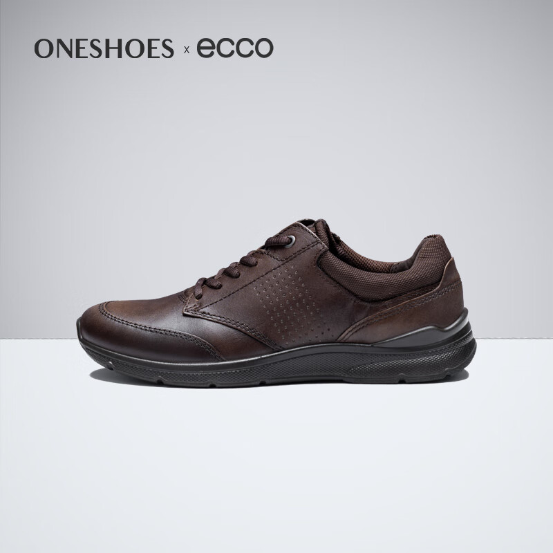 ecco 男鞋秋冬舒适系带运动休闲鞋健步鞋 511734海外 55738 43 617元（需用券）