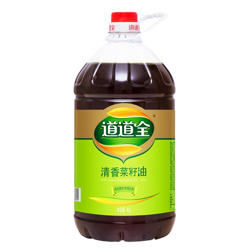 道道全 清香菜籽油 4L 46.5元