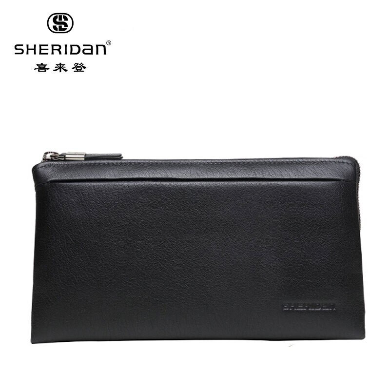 SHERIDAN 喜来登 专柜正品 头层牛皮 商务休闲长款钱包 手拿包 NL160932S 169元（