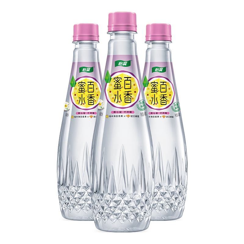 C'estbon 怡宝 官方旗舰店 怡宝蜜水百香饮料480ml*15瓶饮品 37.9元（需用券）