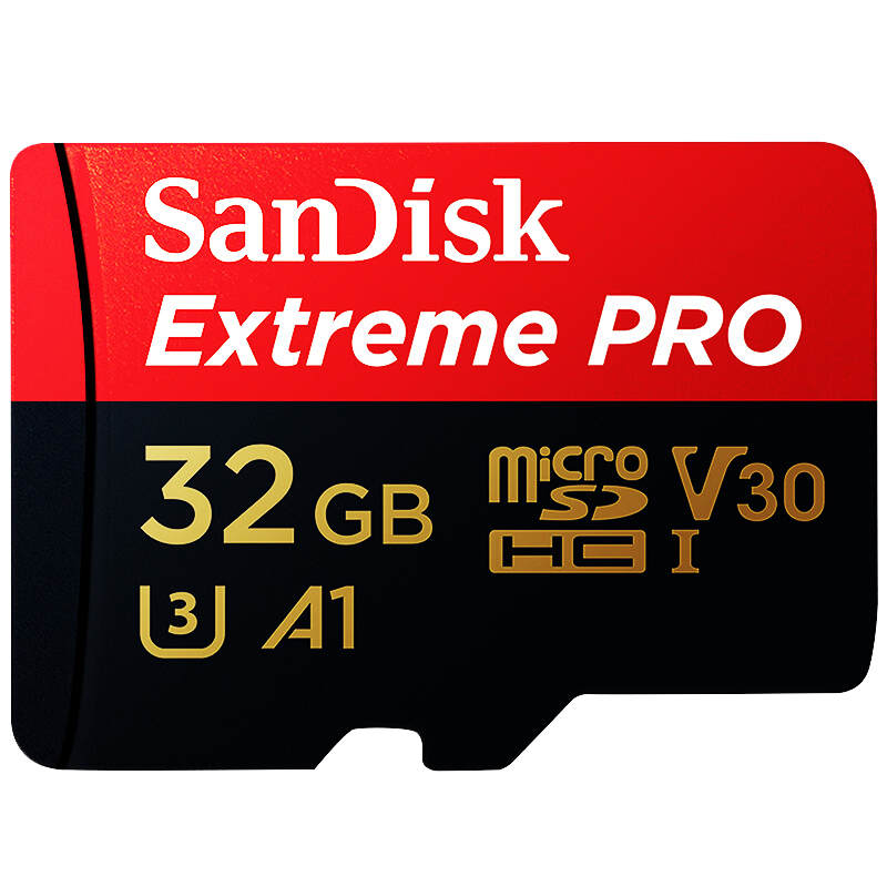 概率券、plus会员：闪迪（SanDisk）32GB TF（MicroSD）内存卡 A1 4K V30 U3 C10 至尊超