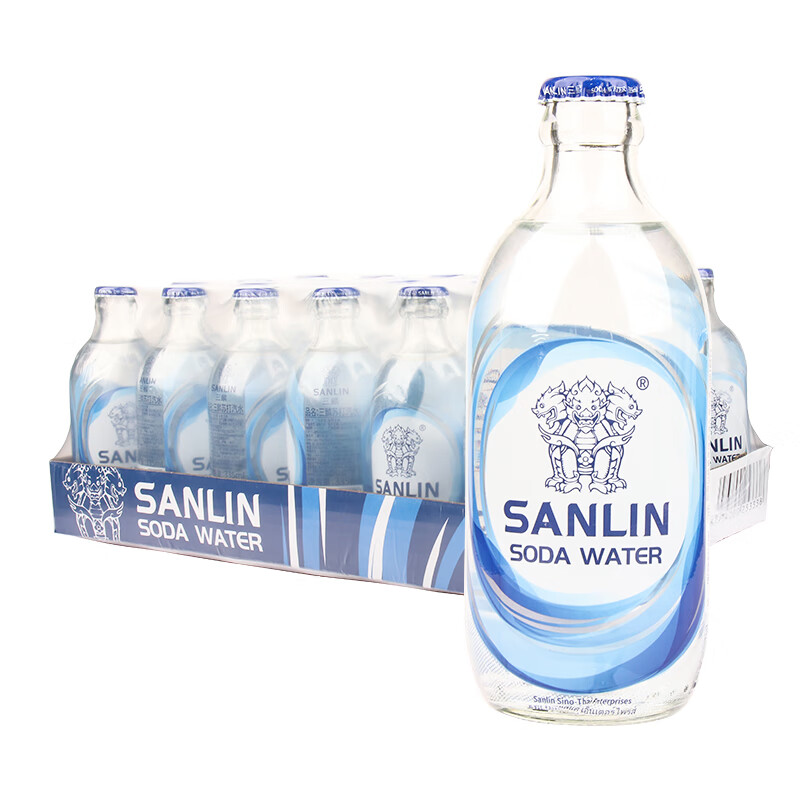 SANLIN 三麟 泰国进口苏打水饮料 335ml 24瓶 1箱 38.99元（需用券）