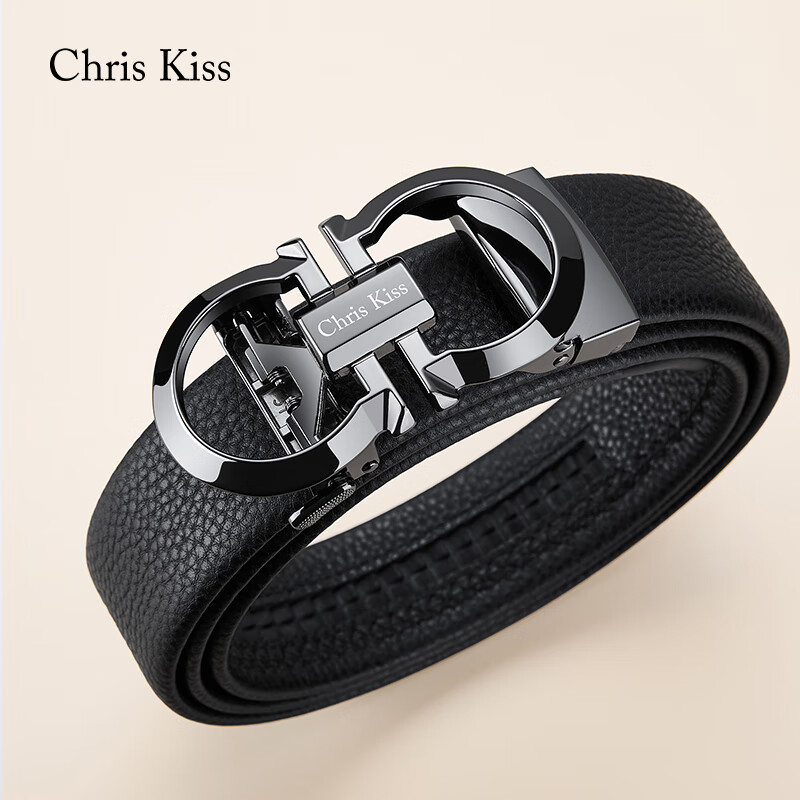 Chris Kiss 皮带男真皮自动扣 79元（需用券）