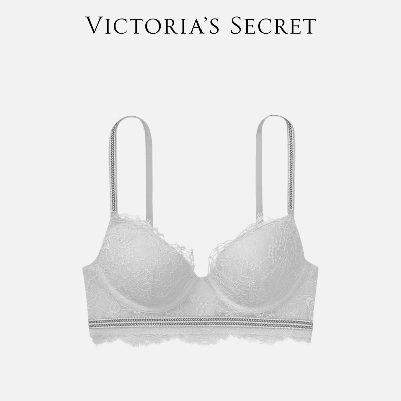 再降价、PLUS会员：Victoria's Secret 维多利亚的秘密 女士内衣 58H3风暴灰 11176118