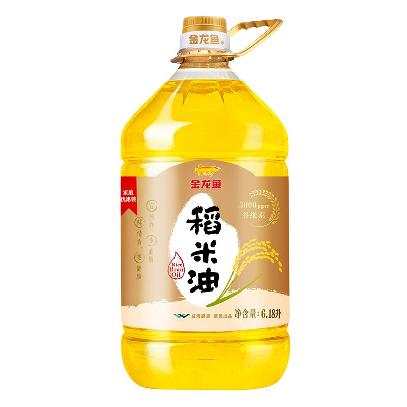 金龙鱼 稻米油 6.18L 101.9元