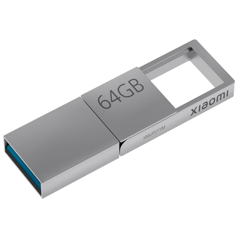小米 XMUP21YM USB 3.2 固态U盘 银色 64GB USB-A/Type-C双口 115元