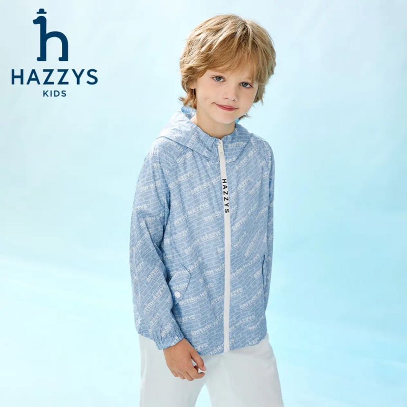 HAZZYS 男女童防晒皮肤衣（三色可选） 169元（需用券）