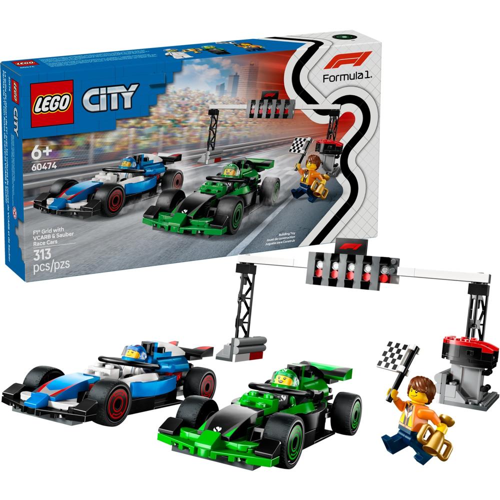 乐高 LEGO City城市系列 60474 F1 VCARB车队与哈斯车队赛车 166.85元（需用券）