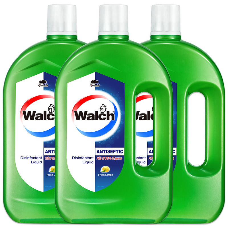 Walch 威露士 多用途消毒液 青柠1Lx3瓶+松香170ml+60mlx2瓶 51.91元（需买2件，需