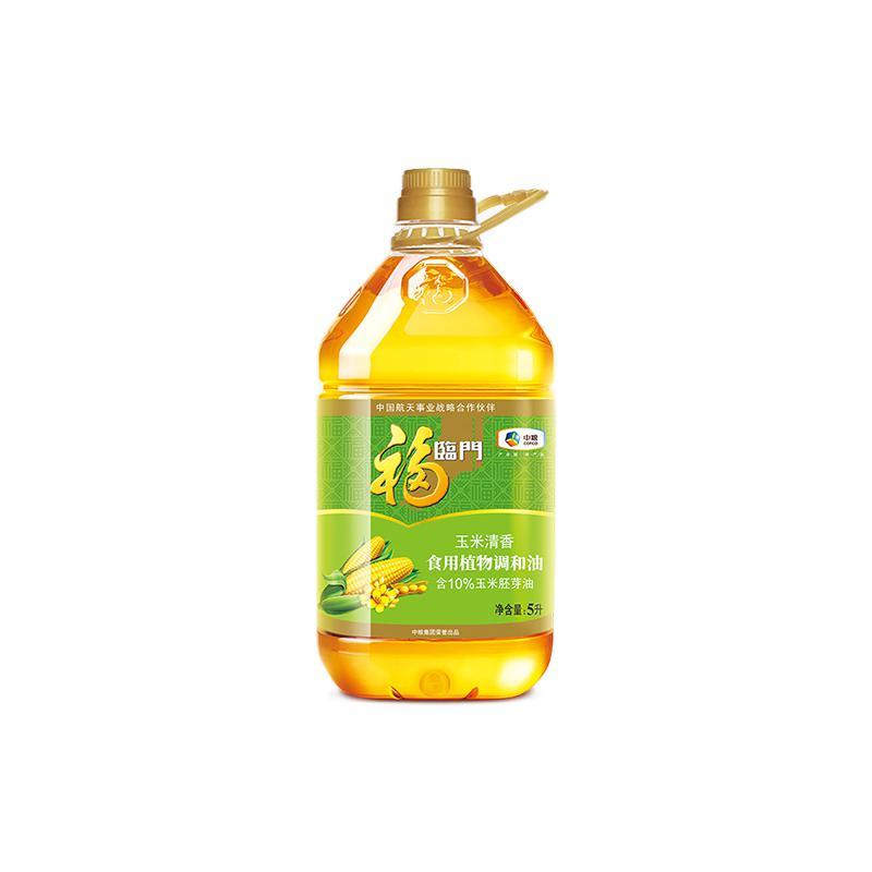 福临门 玉米清香食用调和油5L/桶食用油 40.9元