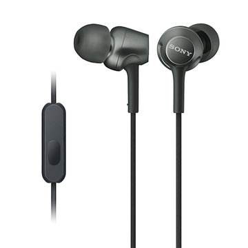 SONY 索尼 MDR-EX255AP 入耳式有线耳机 黑色 169元