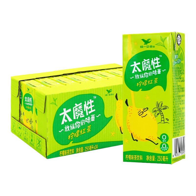 统一 太魔性 柠檬红茶经典饮品 250ml*24盒(新老包装随机发货） 15.81元