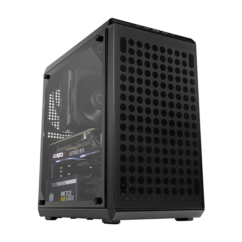 酷冷至尊 300 2 黑 电脑台式小机箱 支持240散热水冷/钢玻侧/3/USB 3.2 Type-C 197.91