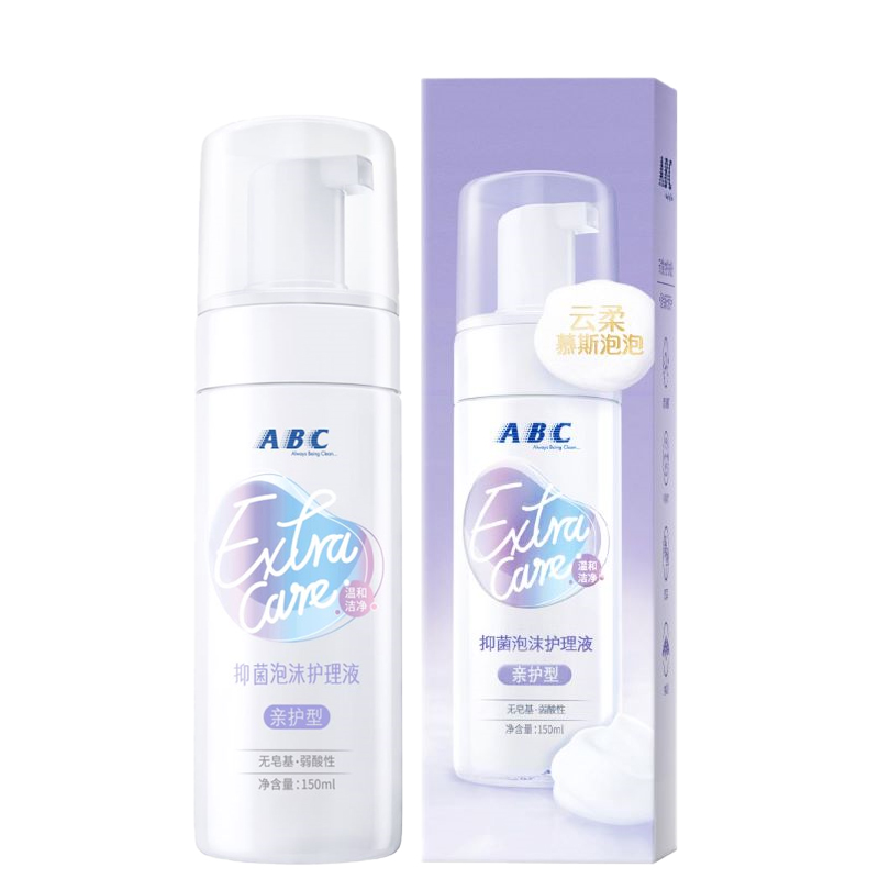 ABC 氨基酸泡沫护理液 150ml*1瓶 6.8元包邮（需用券）