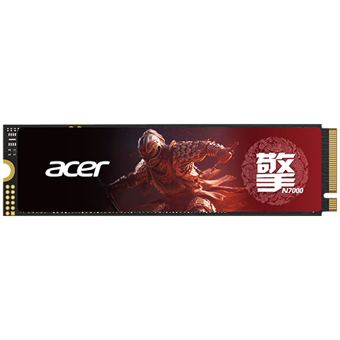 PLUS会员：宏碁 1TB SSD固态硬盘 M.2接口 N7000系列 暗影骑士擎｜NVMe PCIe 4.0 347.16