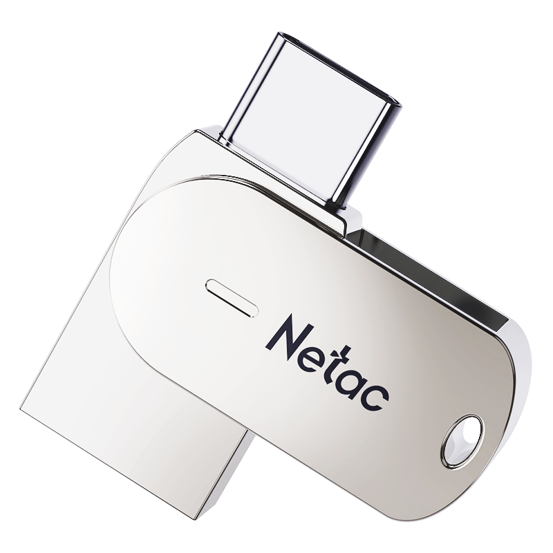 朗科（Netac）64GB Type-C USB3.2 Gen 1 U785C手机直连扩容 全金属迷你U盘 Type-C双接