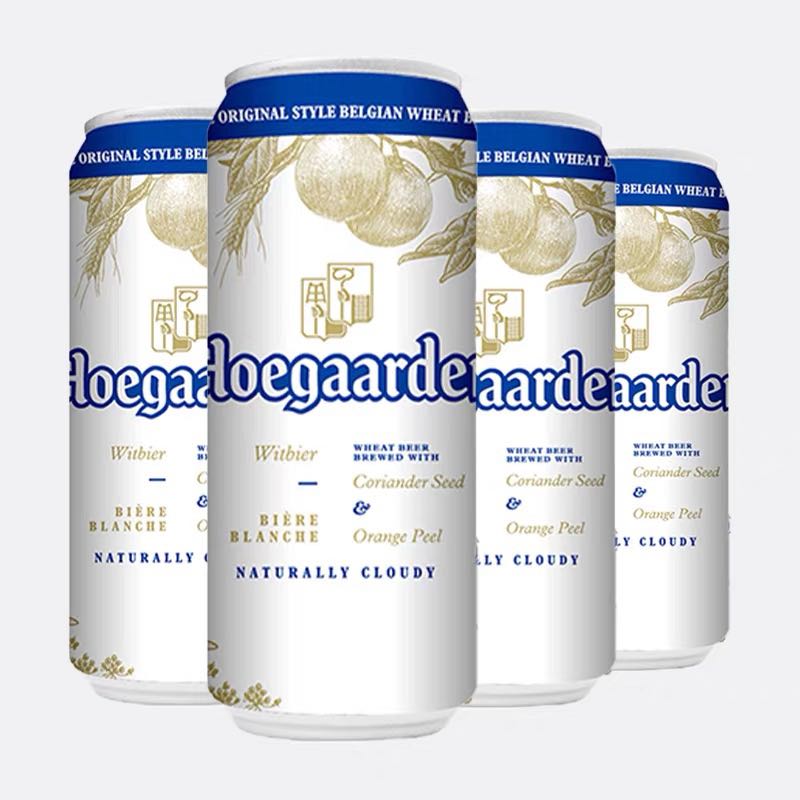 Hoegaarden 福佳 比利时小麦 白啤酒 4*310ml 16.9元（需用券）