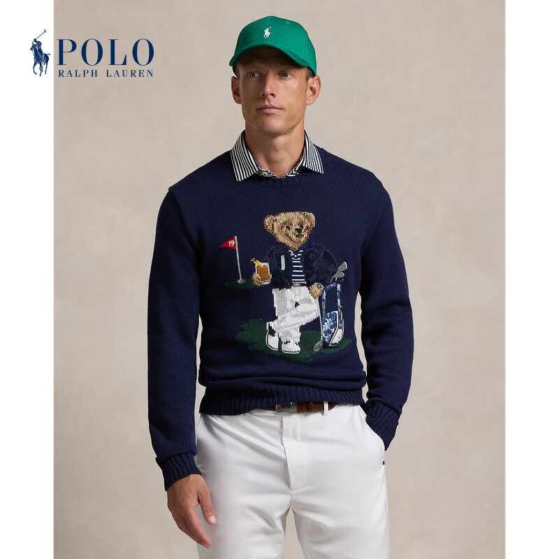 RALPH LAUREN 拉夫劳伦 Polo Ralph Lauren 拉夫劳伦 男装 24年秋Polo Bear运动针织衫RL18