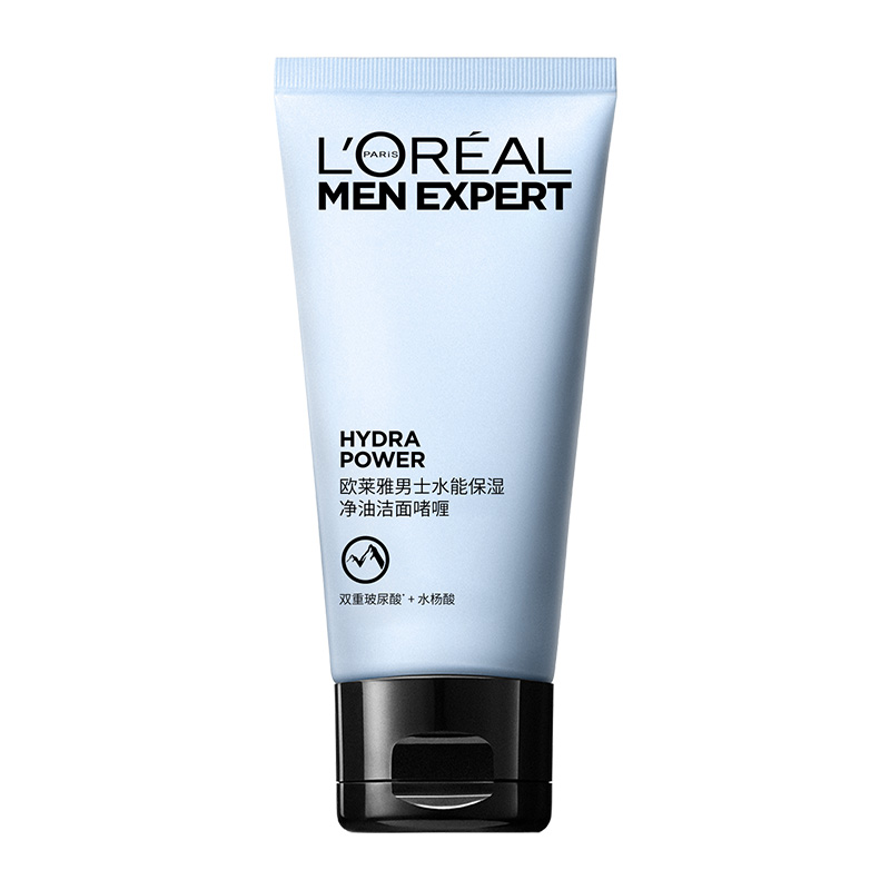 88VIP：L'OREAL PARIS 男士水能保湿净油洁面啫喱 26.32元