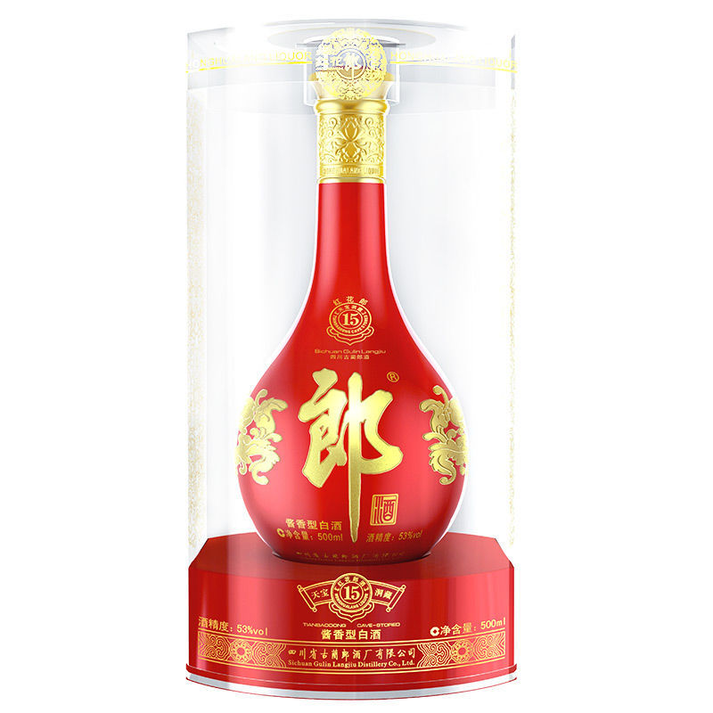 郎酒 紅花郎15 53%vol 醬香型白酒 295元