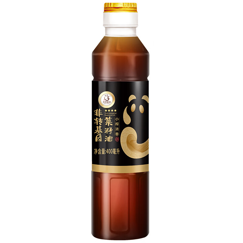 天府菜油 TIAN FU-RAP OIL 非转基因 四川小榨菜籽油 400ml 2.9元（需用券）