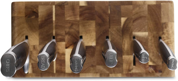 英国名厨，Jamie Oliver 杰米·奥利弗 不锈钢刀具6件套 带相思木刀座新低737.1元
