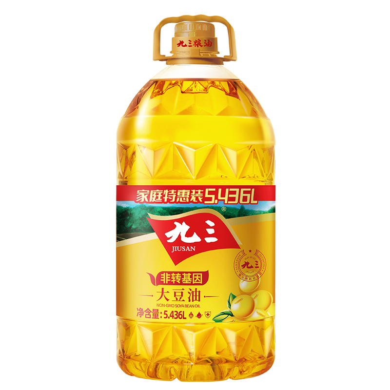 88VIP：九三 一级 非转基因 大豆油 5.436L 37.91元