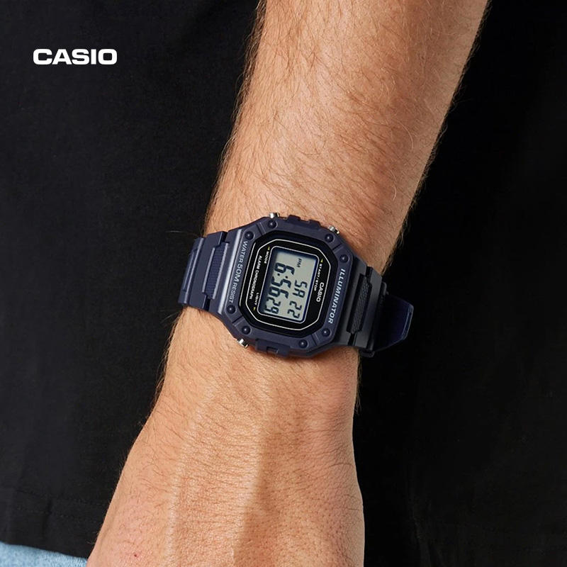 CASIO 卡西欧 复古手表男士 W-218H 小方块 139元（需用券）