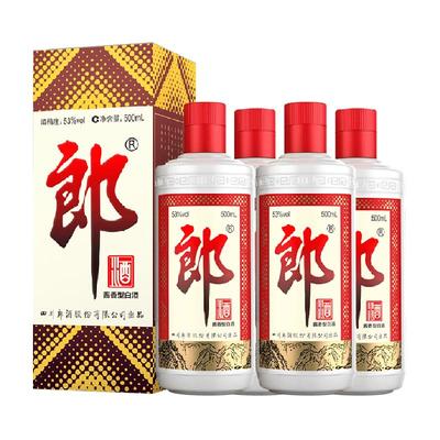 88VIP：郎酒 郎牌郎酒普郎 53度酱香型高档白酒 500ml*4瓶 562.56元+9093淘金币