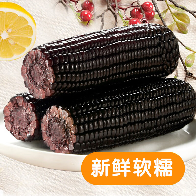 佟创 TONCHUANG 东北黑糯玉米 150g*14棒 19.9元（需用券）