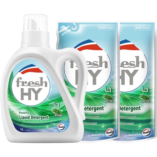 威露士 洗衣液4斤松木香清可新 19.9元