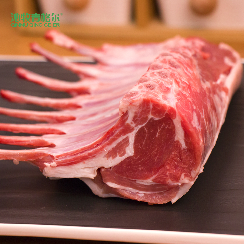 沁牧青格尔 原切法式羊排3.4斤内蒙锡盟羊排12肋排生新鲜羊肉西餐烧烤串食