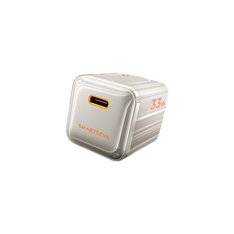 PLUS会员：SMARTDEVIL 闪魔 小方块 氮化镓充电器 33W Type-C 38.78元（双重优惠）