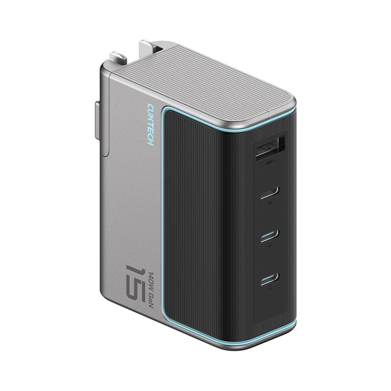 酷态科 15号 140W氮化镓四口充电器 3C1A 124元