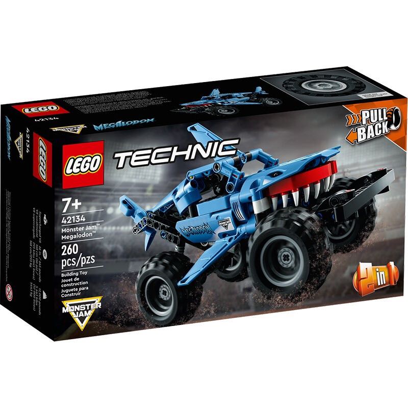 88VIP：LEGO 乐高 Technic科技系列 42134 怪兽大脚车巨齿鲨 104.58元（返5元猫超卡