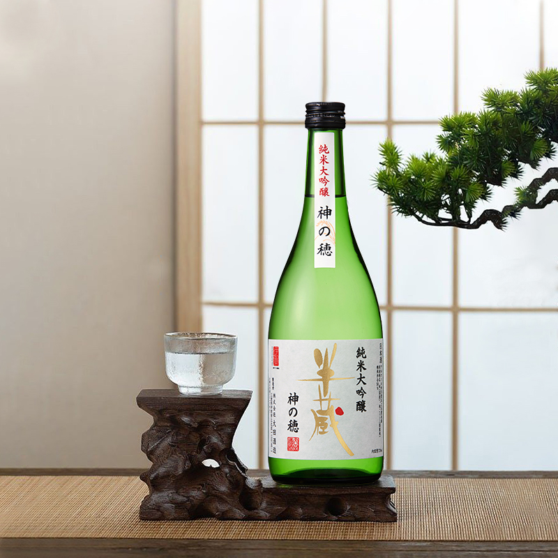 日本进口 HANZO半藏纯米大吟酿神之穗清酒720ml礼盒低度酒瓶装 163.73元（需买3