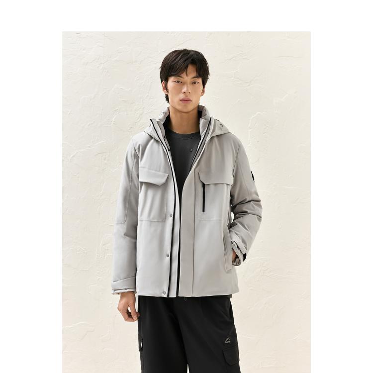 太平鸟 男士 连帽羽绒服 319元 - 线报酷