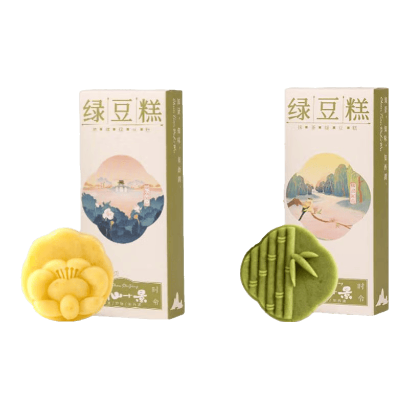 知味观 绿豆糕杭州特产伴手礼桂花糕茶点心小吃传统老式正宗零食品下午茶