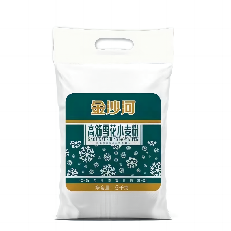 金沙河 高筋雪花小麦粉 5斤 包装 ￥10.6