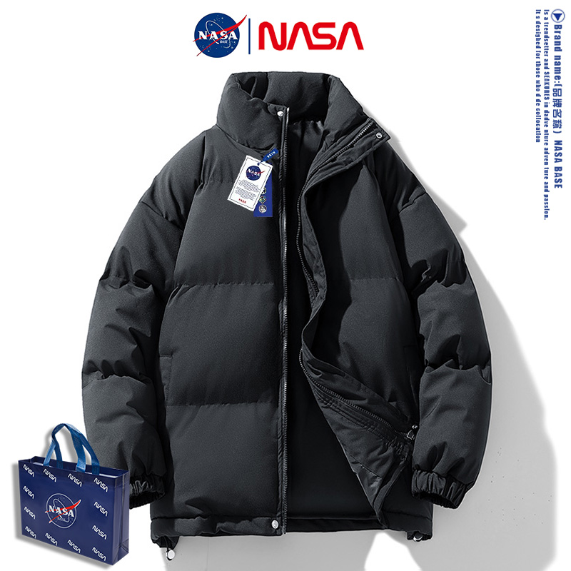 NASA BASE 潮牌男女通用运动棉服NASA-1277 78元