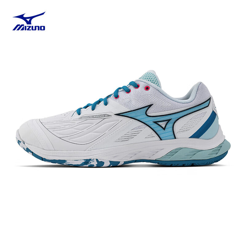 Mizuno 美津浓 男女运动休闲鞋 稳定缓震耐磨室内羽毛球鞋WAVE FANG 2 627.6元（