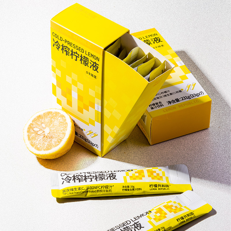 Lemon Republic 柠檬共和国 冷榨柠檬液柠檬水果汁饮品维维生素VC解腻饮料冲饮 