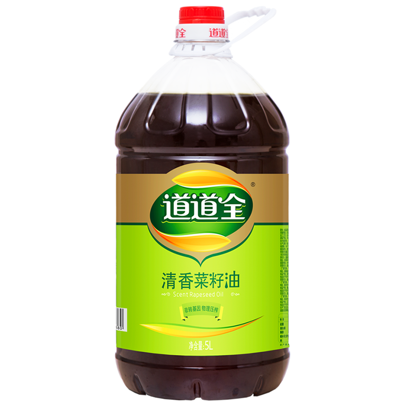 88VIP：道道全 清香菜籽油 5L 51.8元