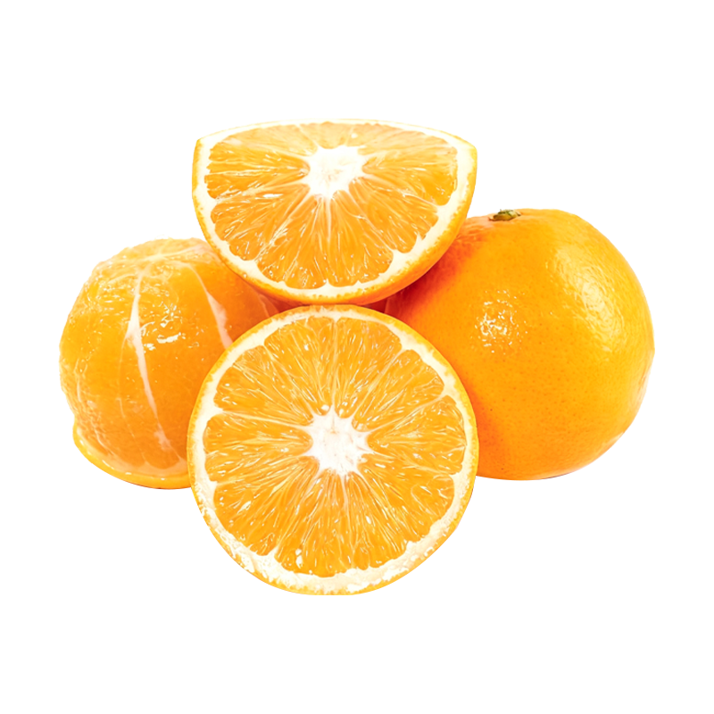 京鲜生 湖北纽荷尔脐橙 净重4.5斤 单果150g起 源头直发包邮 7.4元（需买2件，